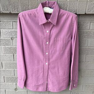 GAP Lilac Poplin Button Down- M